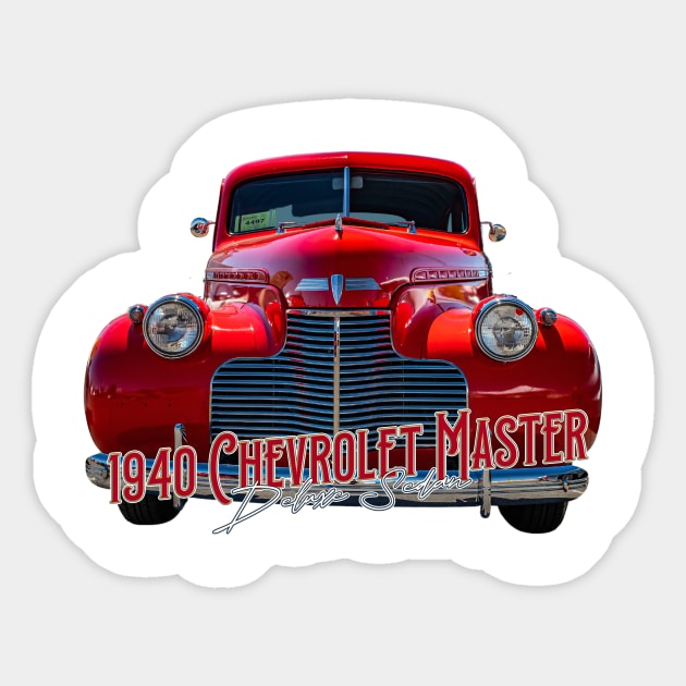 1940 Chevrolet Master Deluxe Sedan Sticker by Gestalt Imagery